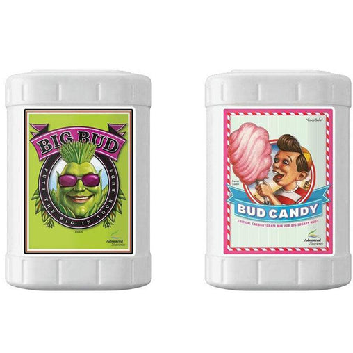 Advanced Nutrients Big Bud and Bud Candy Bundle Set Fertilizers Hydroponics-23L - HydroWorlds